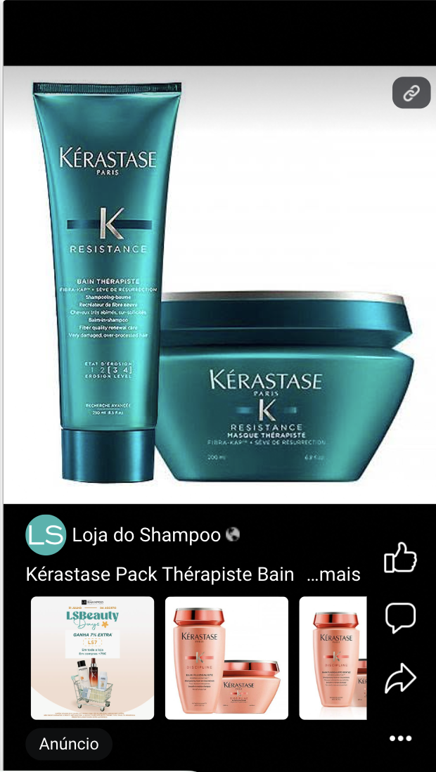 Loja do Shampoo — Meta Ads · Campanha de Produto