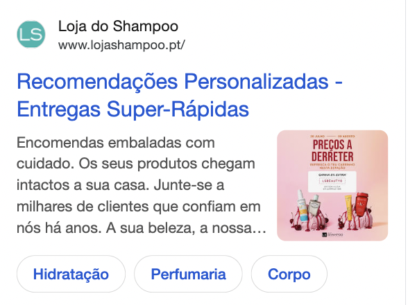 Google Search — Pesquisa · Perfumaria