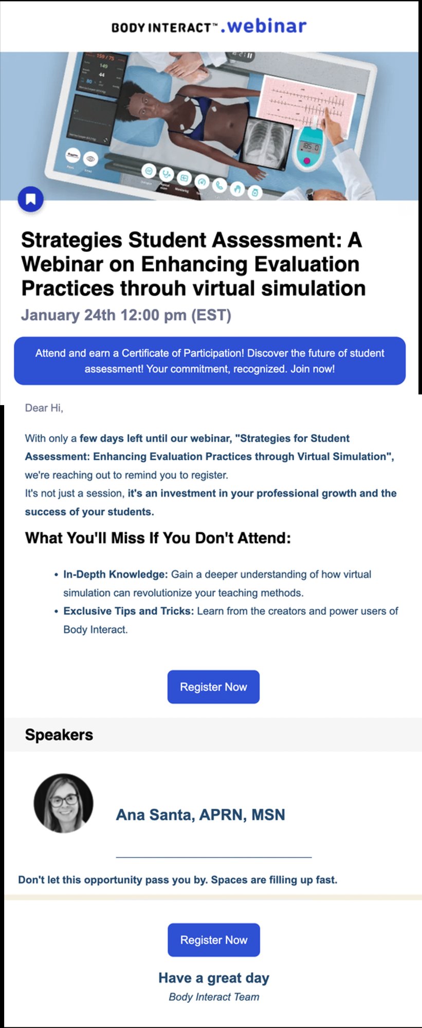 Body Interact — Student Assessment Webinar (EN)